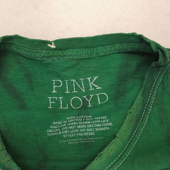 Pink Floyd Band Graphic Crew Neck T Shirt Adult Mens Size Large L Green - Picture 3 of 12